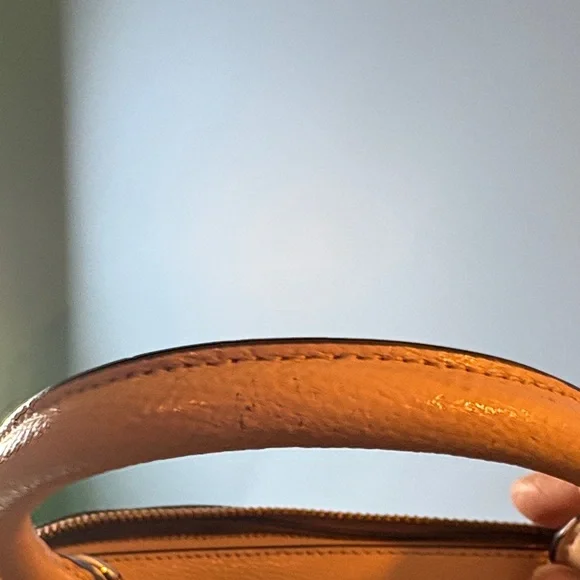 Coach Nude/Beige Leather Satchel Bag - Picture 11 of 16